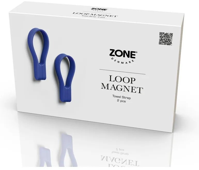 Kék szilikon akasztó szett 2 db-os Loop – Zone