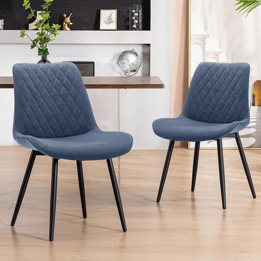 Zoe étkezőszék 2 db, acélkék