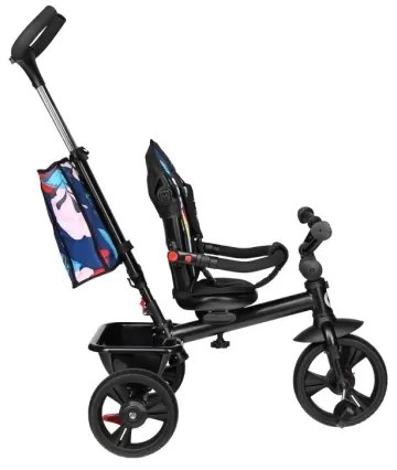 Lionelo - Gyerek tricikli HAARI fekete/többszínű