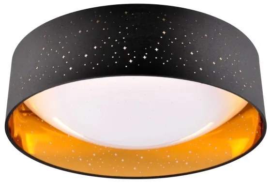 LED Mennyezeti lámpa TULUZA LED/24W/230V á. 40 cm fekete