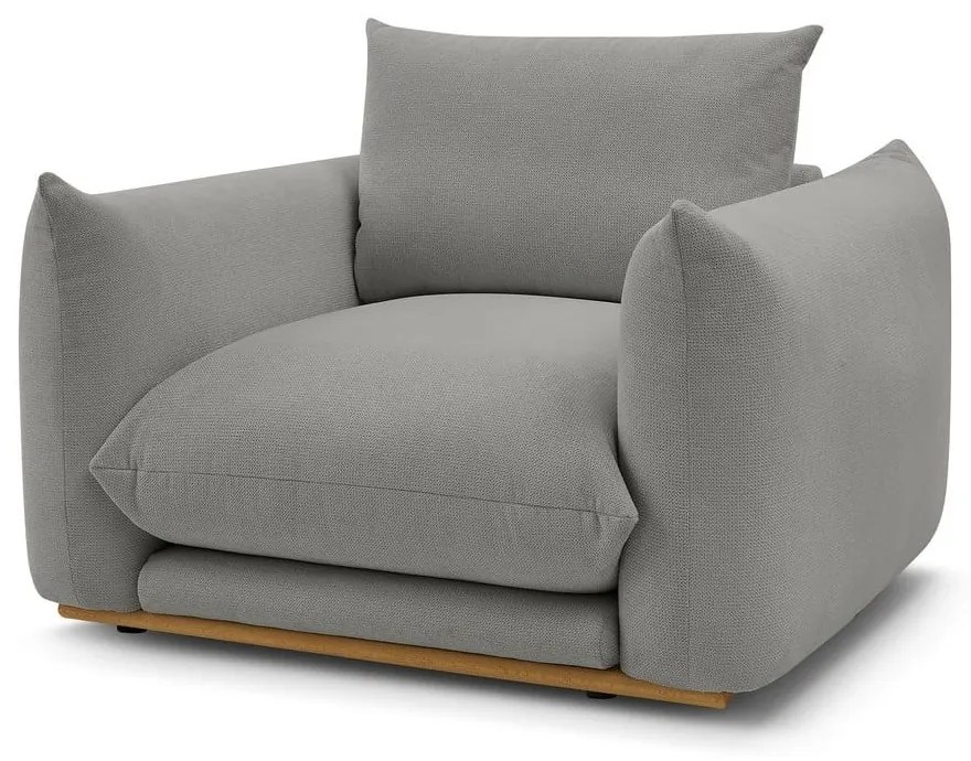 Szürke fotel Ernest – Bobochic Paris