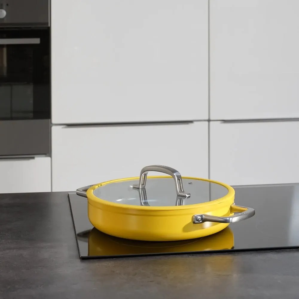 Serpenyő fedővel-kerámia felülettel ø 28 cm tegame Meda 3.0 – FABINI