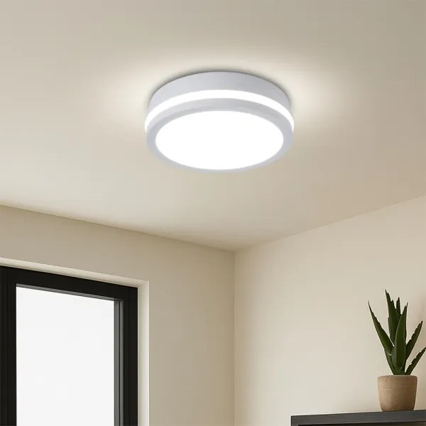 Brilagi - LED kültéri mennyezeti lámpatest BENE LED/18W/230V átm. 21,5 cm fehér IP54