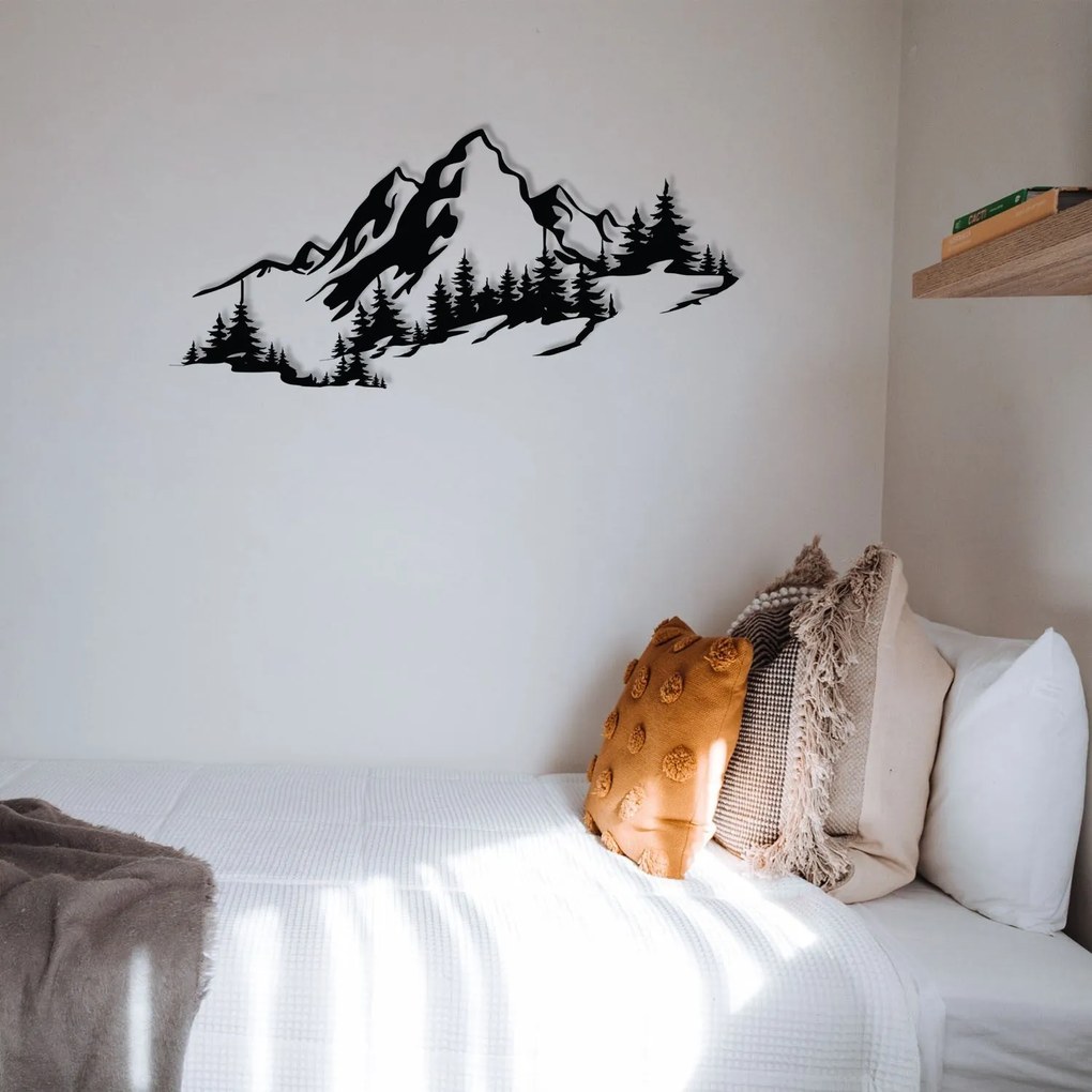 Fém fali dekoráció, Mountain 3