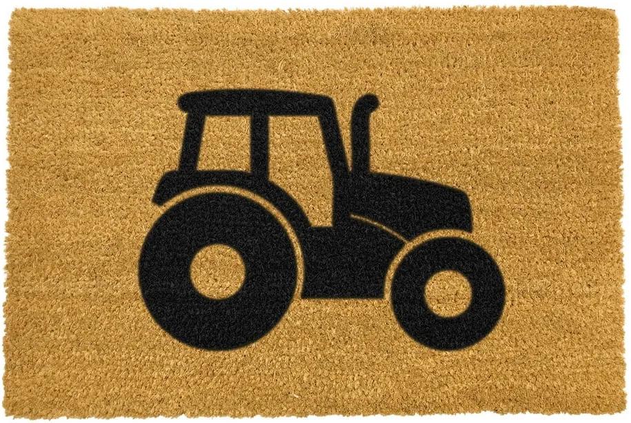 Tractor természetes kókuszrost lábtörlő, 40 x 60 cm - Artsy Doormats