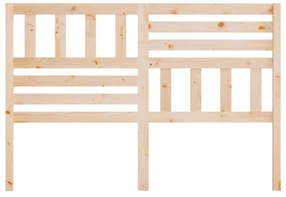 tömör fenyőfa ágyfejtámla 146 x 4 x 100 cm