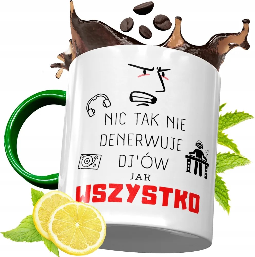 Zöld Bögre Dj Születésnapi Ajándék