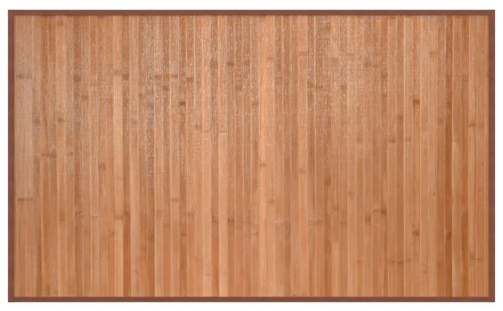 négyszögletű természetes bambusz szőnyeg 60 x 100 cm