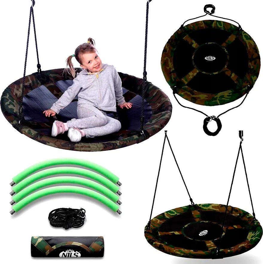 Otthoni Gyerekhinta Gyerekek Lányok Kerti Gólyafészek