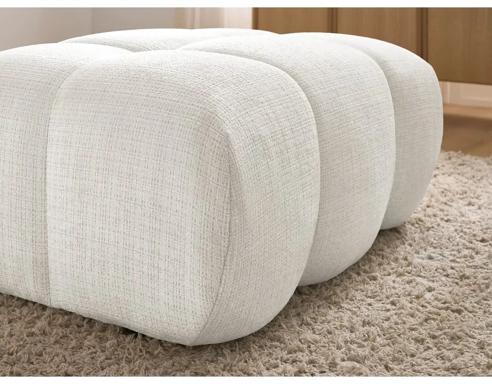 Fehér zsenília lábtartó Ivane – Bobochic Paris