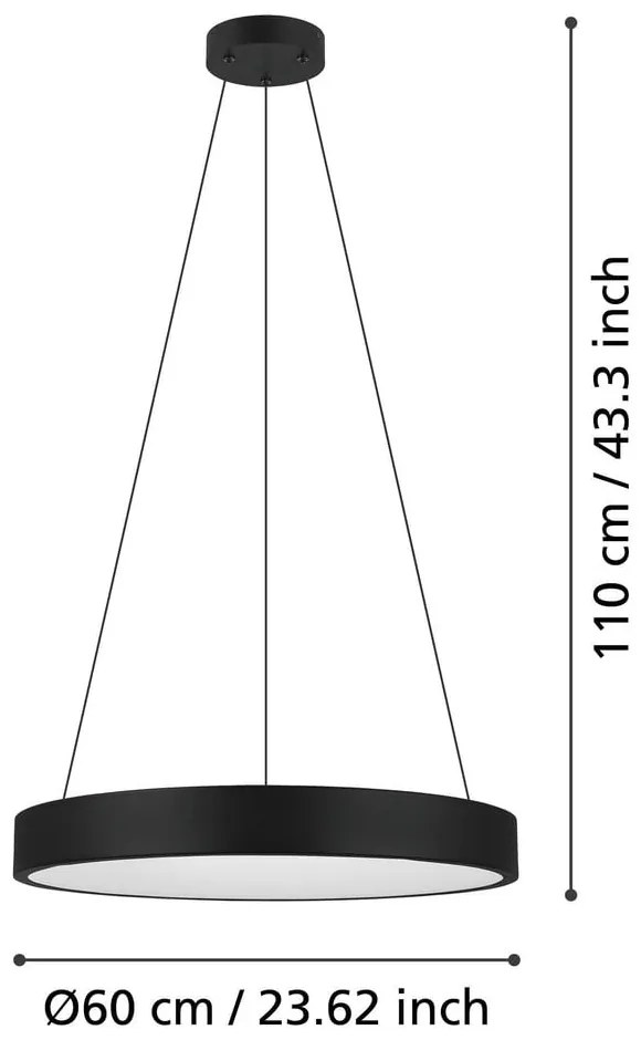 LED okos függőlámpa 6,5 W MARGHERA-Z – EGLO