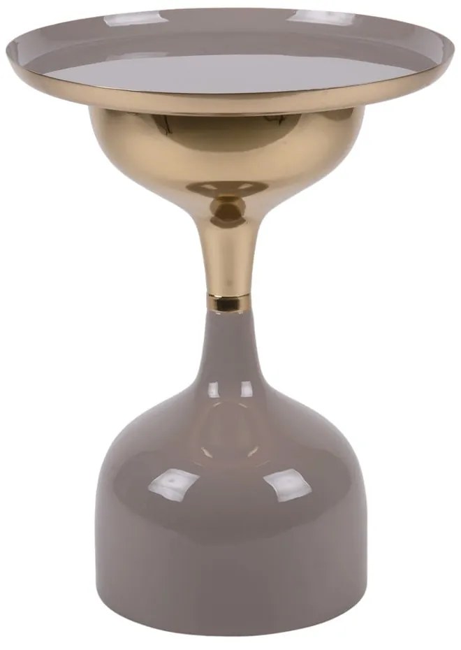 Fém kerek tárolóasztal ø 41 cm Ivy – Leitmotiv