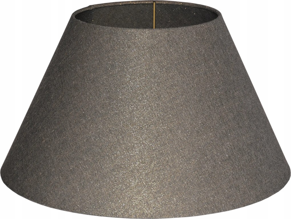 Elegáns Lámpaernyő E27 Tekercses Szélű lámpabúra kúp 25 cm Régi arany Prato