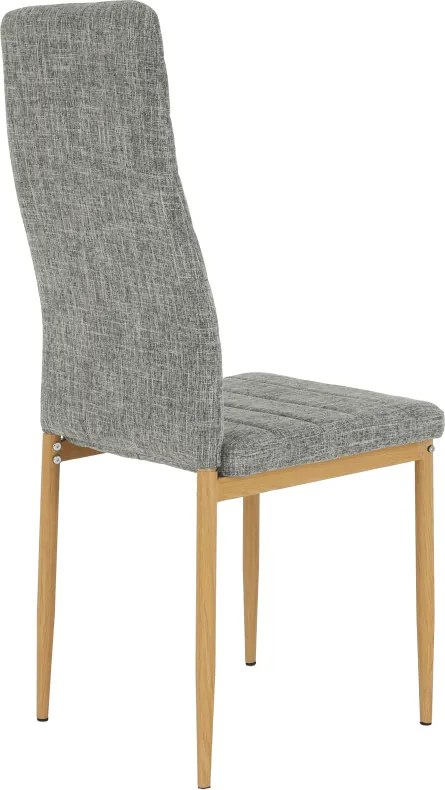 Szék, világosszürke anyag/bükk, COLETA NOVA