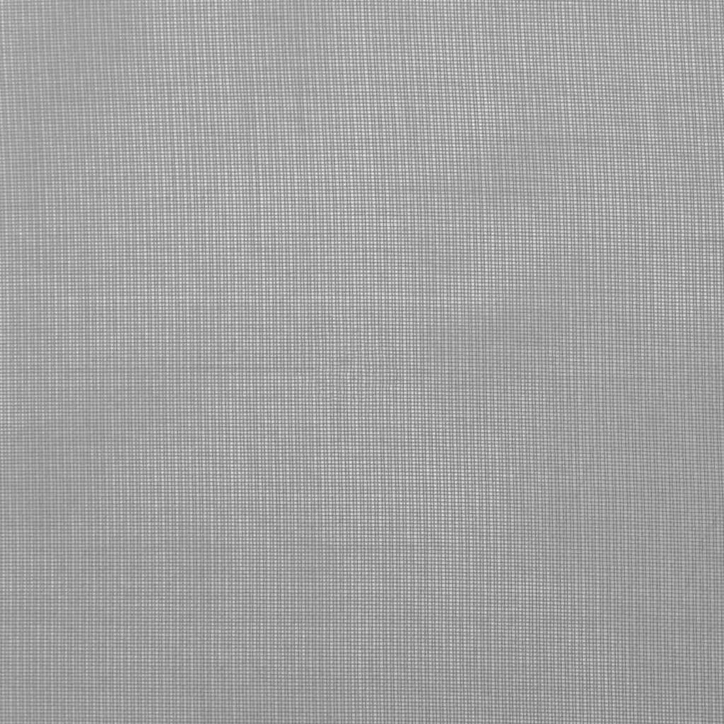 2 db világosszürke fátyolfüggönyök rojtokkal 140x225 cm