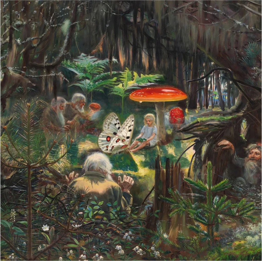 Dekoratív Fotótapéta Hálószobába Meseerdő 250x250 Ragasztó