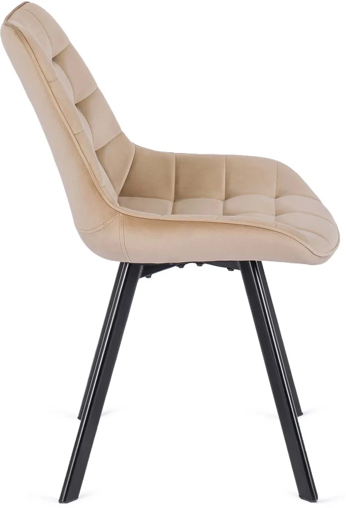 Bézs Bársony Étkezőszék RICK