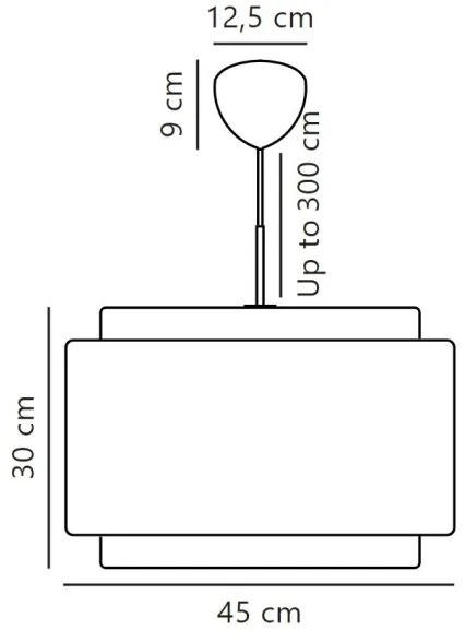 DFTP by Nordlux - Csillár zsinóron TAKAI 1xE27/25W/230V