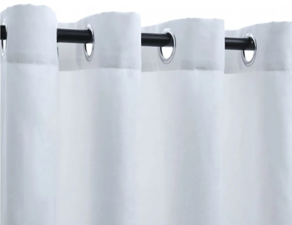 vidaXL 2 db törtfehér sötétítőfüggöny fémgyűrűkkel 140 x 225 cm