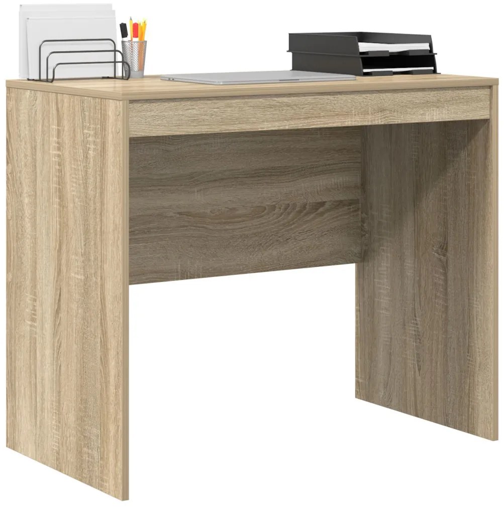 Íróasztal Sonoma tölgy Forgácslap 90 x 50 x 76 cm Egyszerű