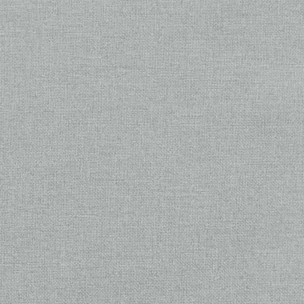 2 db melange világosszürke szövet kerti padpárna 120 x 50 x 7cm