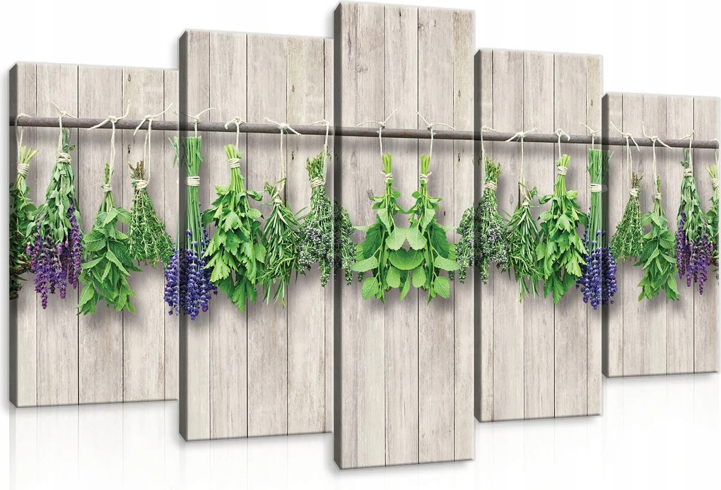 Konyhai Vászonkép Levendula Modern Vászon Konyhai Fal Nagy 100x60