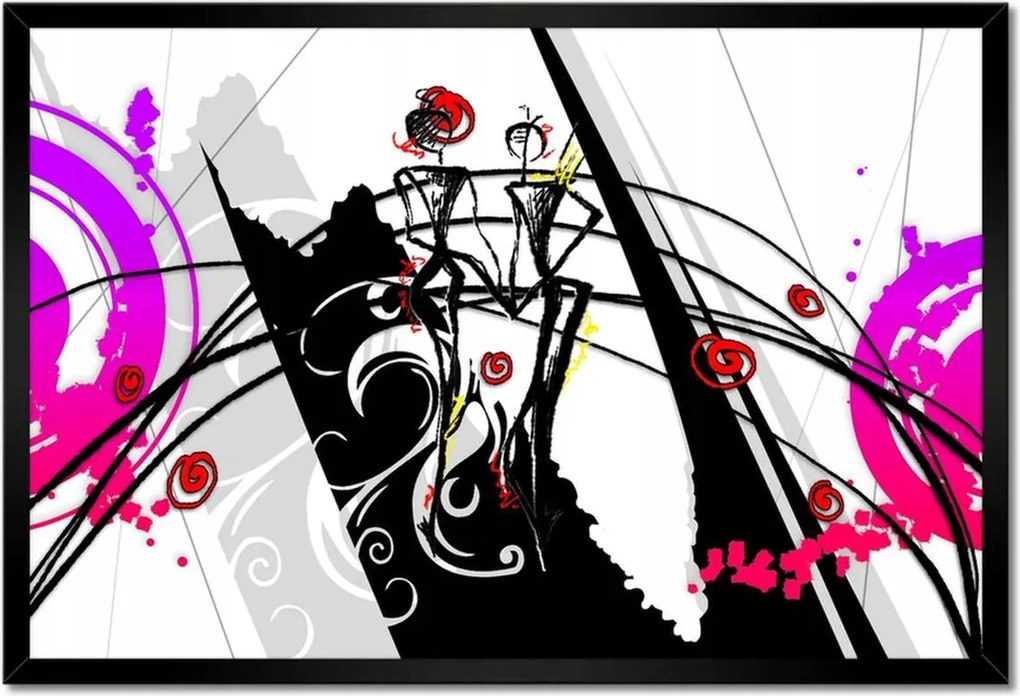 Poszterek keretben 60x40 Szerelem tánca
