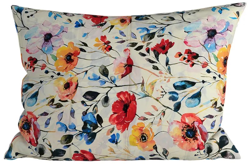 Díszpárnahuzat FLOREEN 50x70 cm, krémová