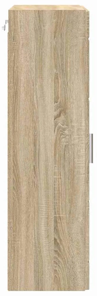 Fali szekrény polcokkal sonoma tölgy 55 x 29 x 100 cm Faanyag