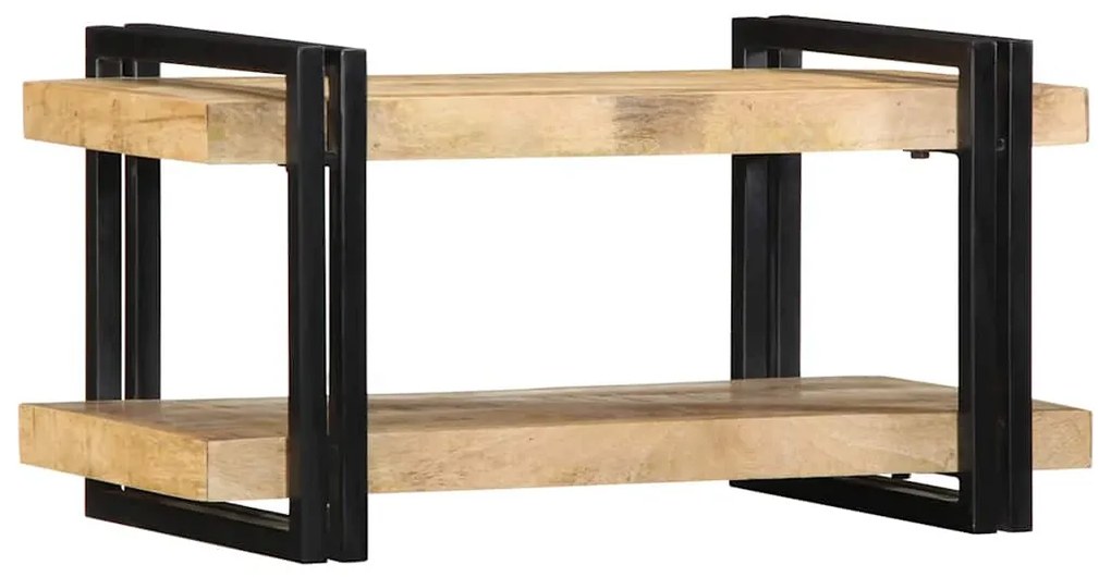 fali polc 70x33x35 cm tömör nyersfa Mango