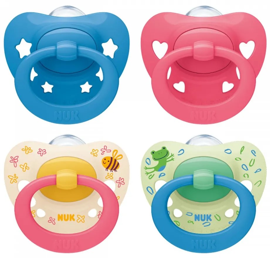 Baba cumi NUK Signature 6-18 h pink, vel. 6-18 m