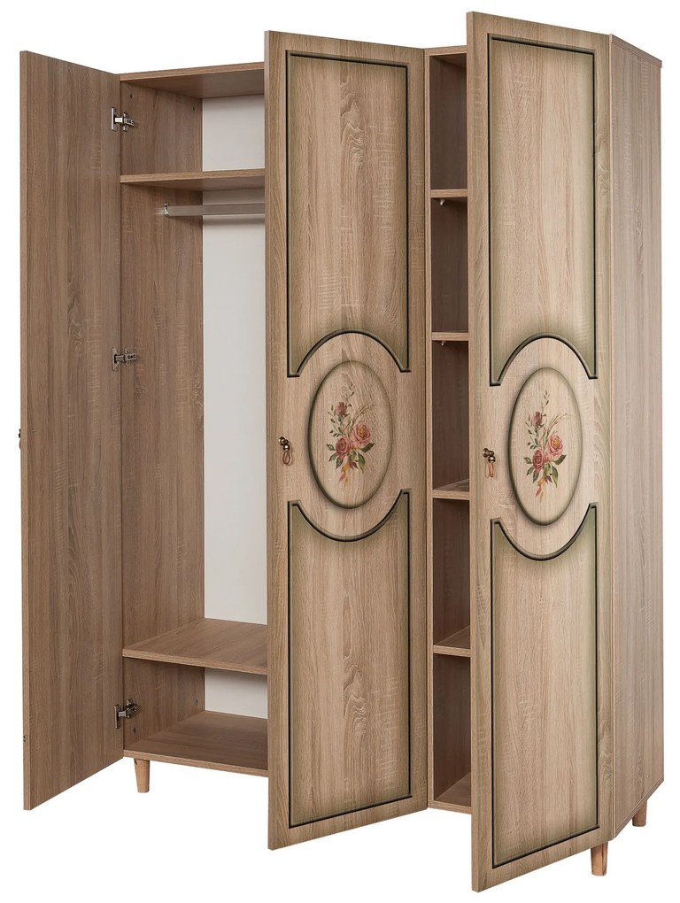 Ruhásszekrény Modella 421 (szonoma tölgy). 1088285