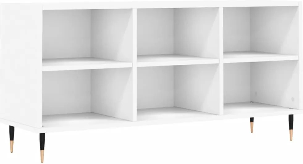vidaXL fehér szerelt fa TV-szekrény 103,5x30x50 cm