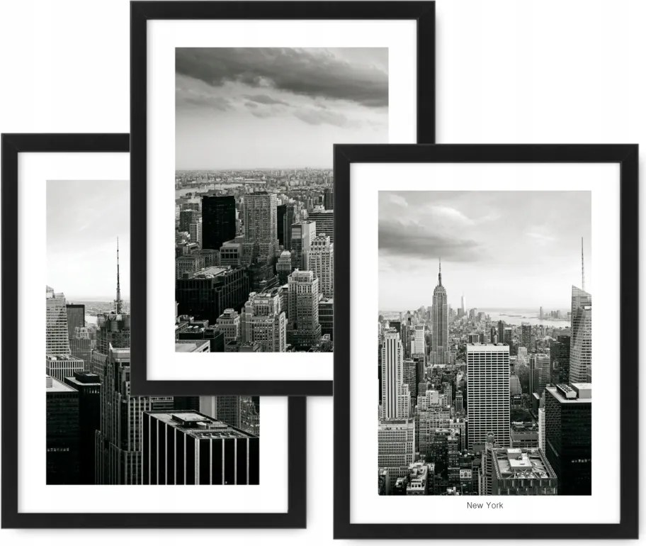 Képek New York 3 db 24x33 poszter, ikea keret #54