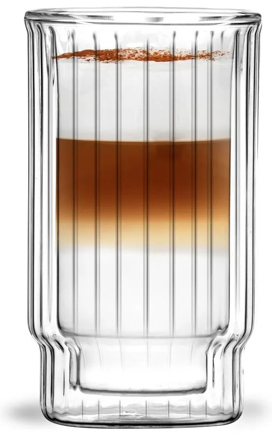 2 db-os duplafalú pohár készlet, 300 ml - Vialli Design