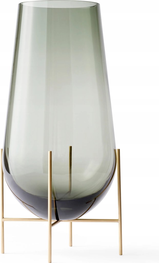 Echasse Menü Virágváza 28 cm Szürke, Arany alapon