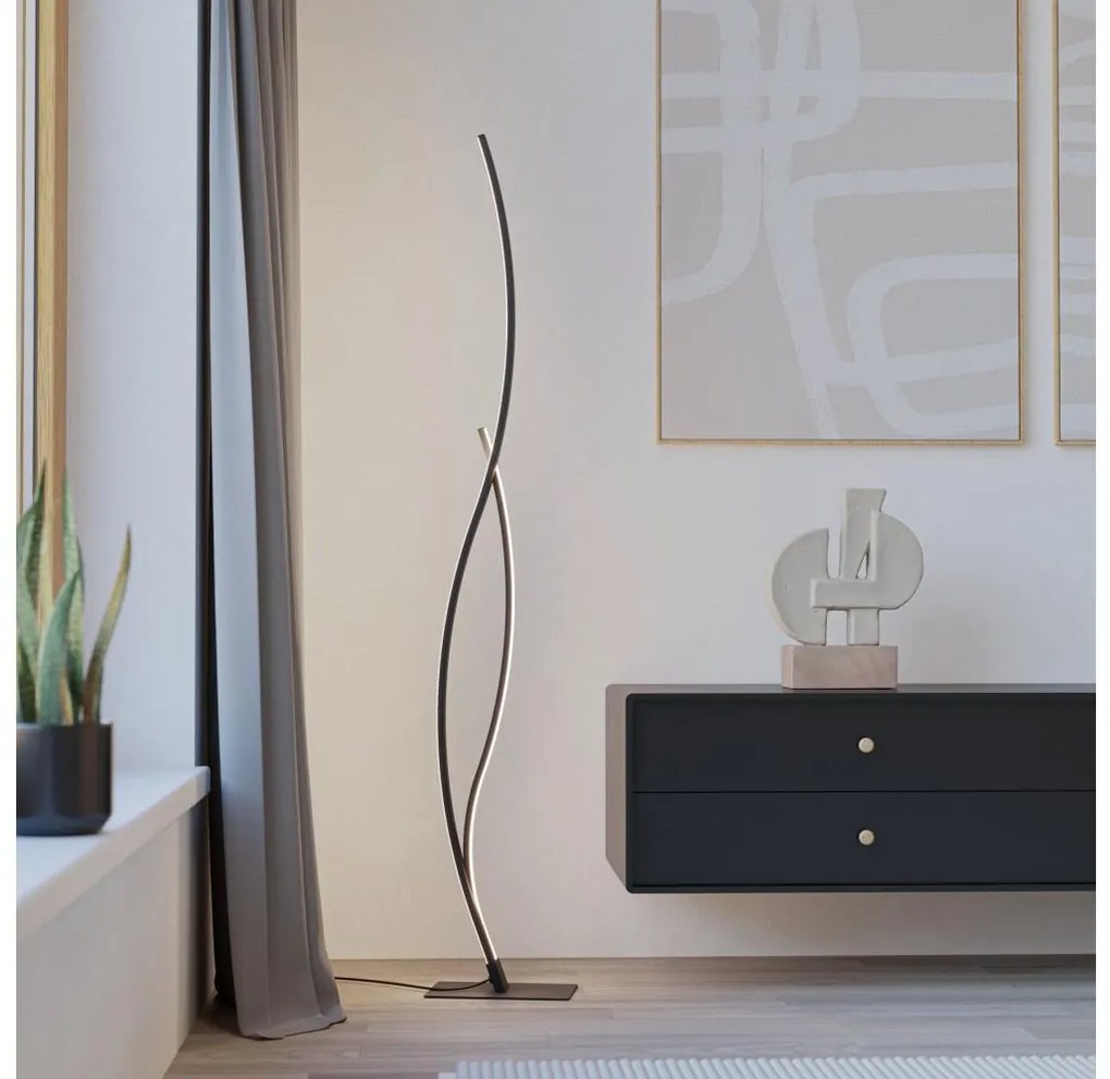 Eglo 901209 - LED Állólámpa GRISOLIA LED/20W/230V 4000K fekete