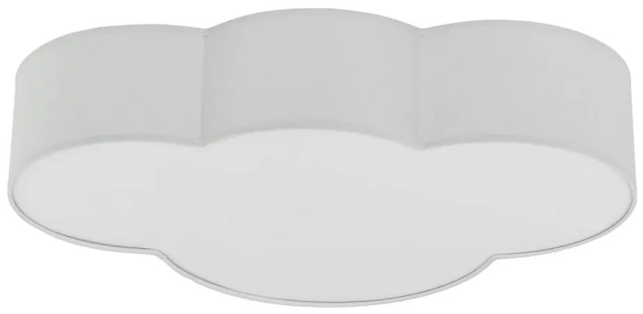 Brilagi - Gyerekszobai mennyezeti lámpa NIMBUS 4xE27/15W/230V 46x63 cm szürke 11227