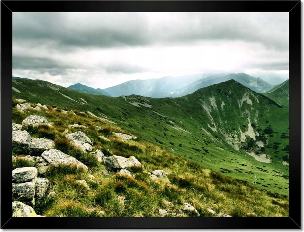 Poszterek keretben 40x30 Tátra csúcs