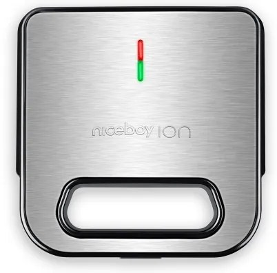 Niceboy ION Snacker S1 - Szendvics készítő 750W/230V matt króm/fekete