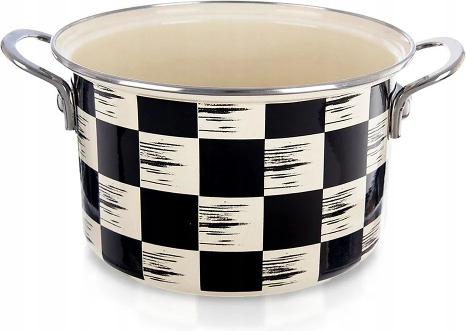 Zománcozott Fazék Gáz Indukciós Zománcozott Hagyományos 22CM 4L