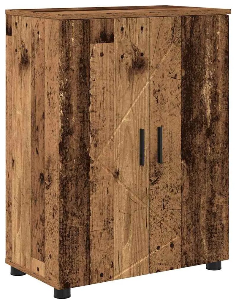 Fürdőszoba Székény polcokkal Régi fa 60 x 35 x 80 cm Faanyag
