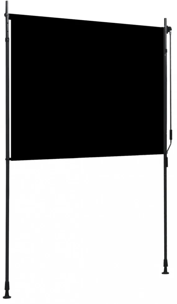 antracitszürke kültéri roló 150 x 270 cm