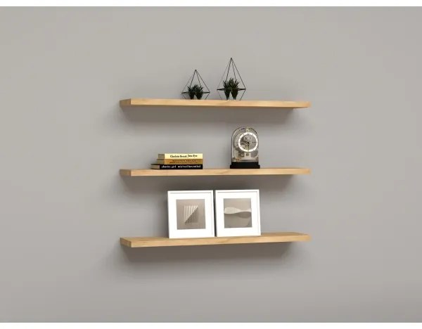 KÉSZLET 3x Fali polc BOSS bézs