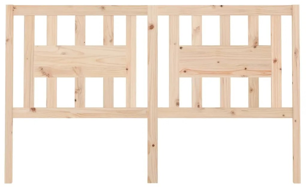 tömör fenyőfa fejtámla 166 x 4 x 100 cm