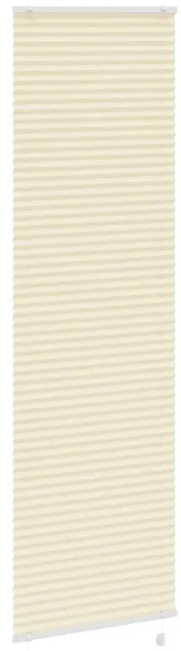 pliszírozott redőny krém 55x200 cm szövetszélesség 54,4 cm