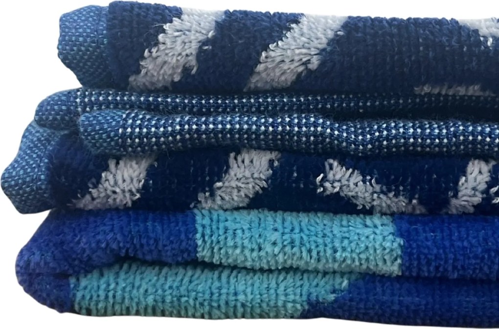 STROMBOLI Strandtörölköző kék 165x90cm