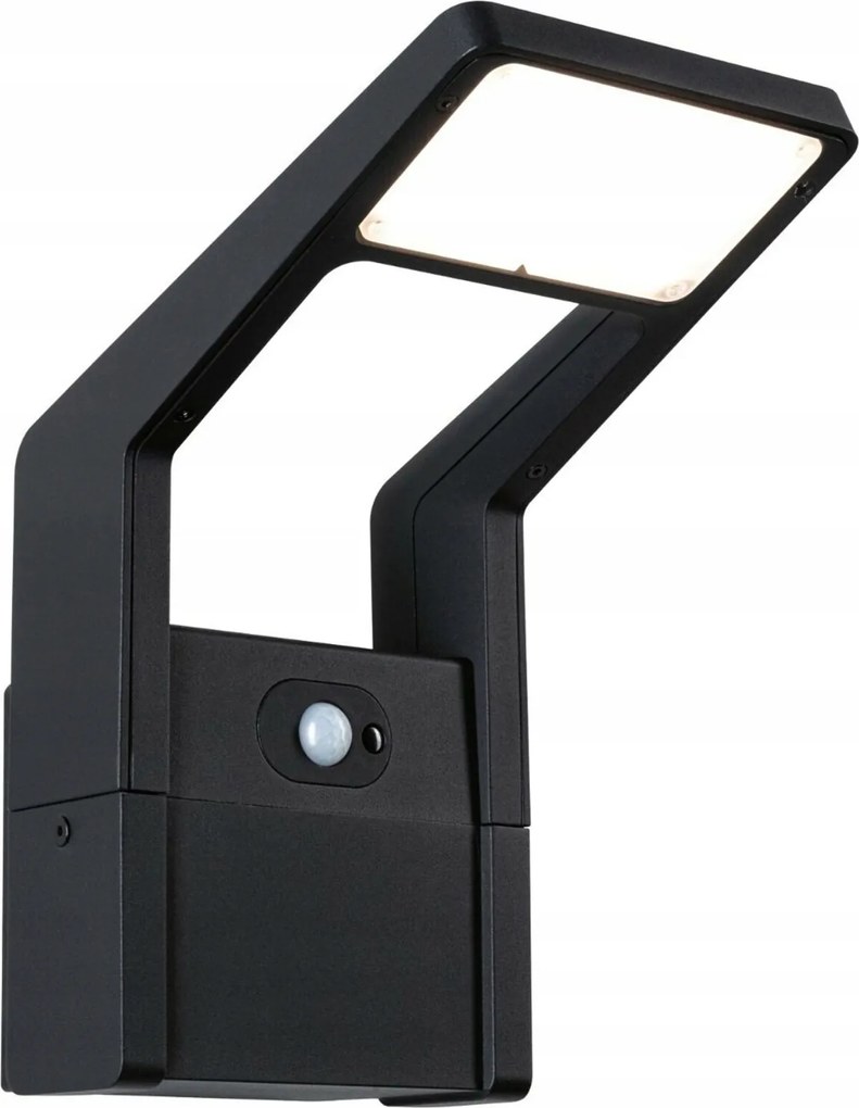 Paulmann Led kültéri lámpa Juntea 11W szenzorral, IP44, antracit, 3000K