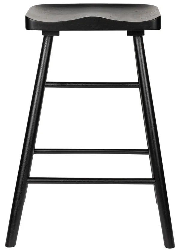 Fekete tölgyfa bárszék (ülésmagasság 65,5 cm) Vander – White Label