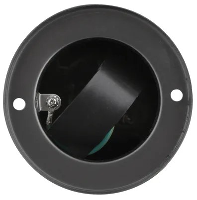 Solight PG10B kültéri 2 aljzatos, 230V, IP44, fekete, kerek oszlop